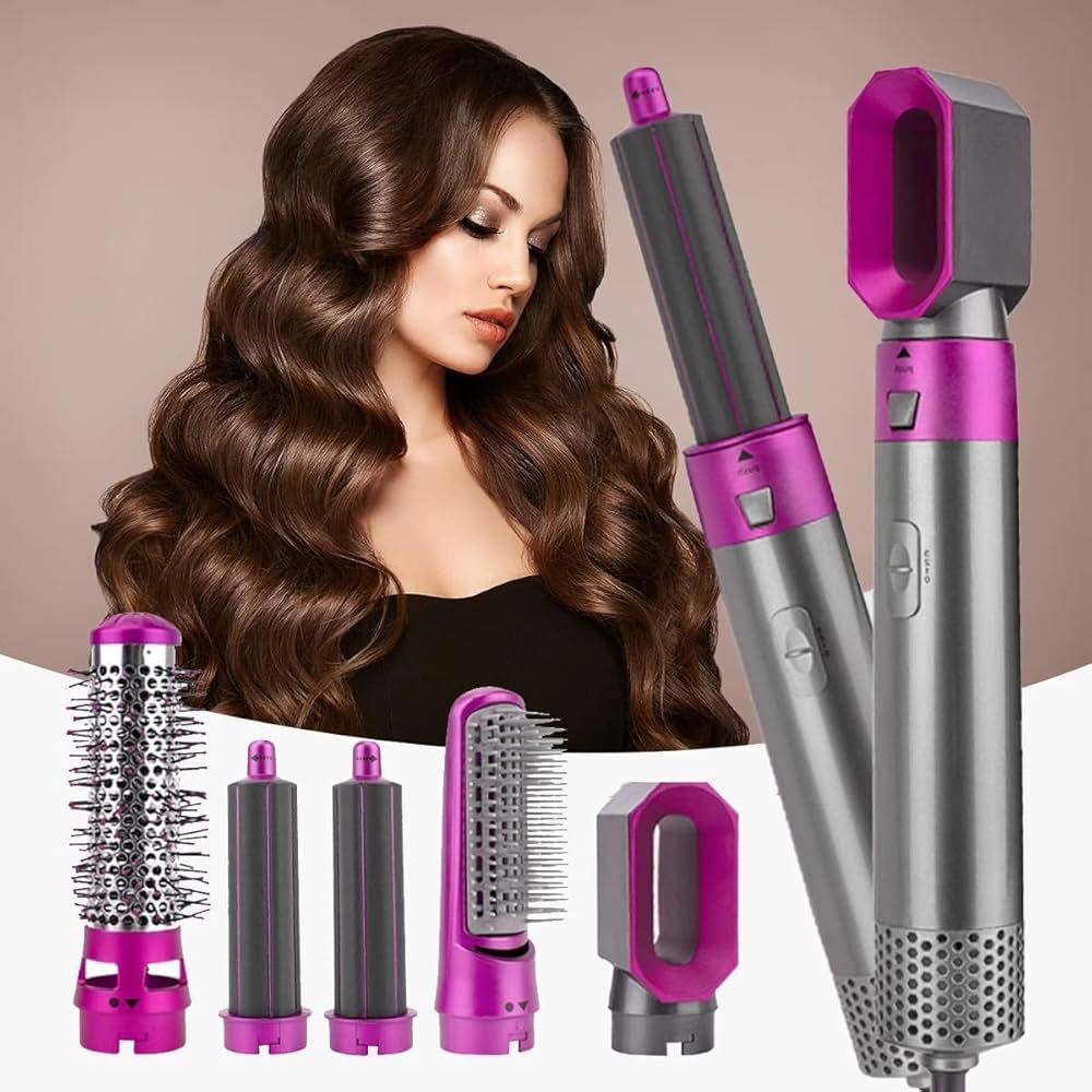 5-in-1 Hot Air Brush & Hair Styler